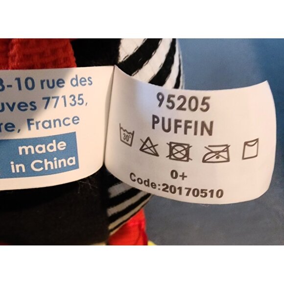 Dolce Puffin Plush Animal Activity Plush STEM Toy for Babies and Toddlers NEW - Picture 4 of 8